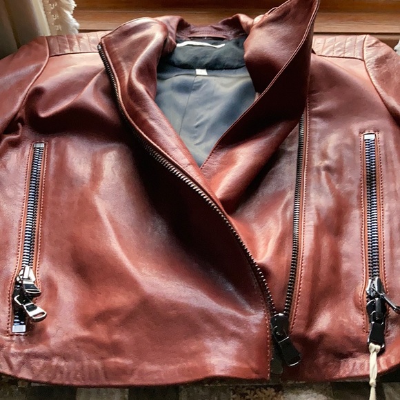 Leather Jacket Moto Style - Picture 8 of 17